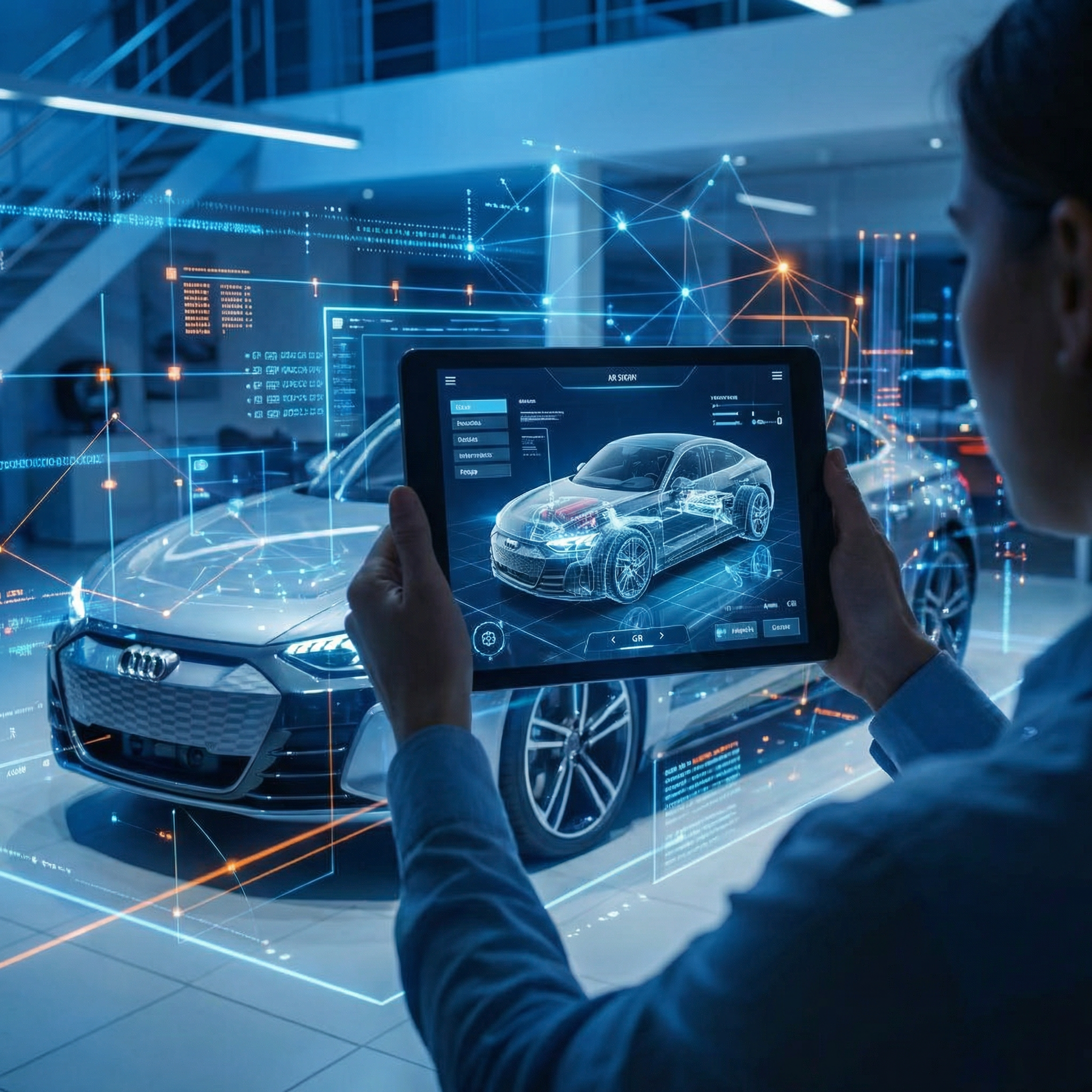 Configurador showroom de vehículos AR en tiempo real